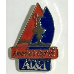 1992 AT&T America's Cup Yachting Boating ,Race Pin